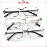 Laura Fairy Italy Designer Black Rectangle Metal Spectacle Optical Frame For Unisex thumbnail-5
