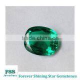Lab Created Emerald Oval Cut Synthetic Beryl Stone 12mm*10mm