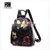 Digital Printing Durable Women pu Leather Backpack Bags