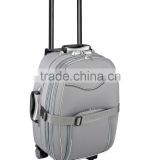 cheap luggage BS808 shangdong silk polyester trolley bag/300D suitcase/outside trolley case/cheap travel bags
