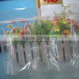 Factory Direct Custom Plastic Clear Transparent Standing Up Wide Usage With Hole And Bottom Gusset Zipper Packing Bags thumbnail-1