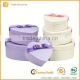Fashion High Quality Cardboard Heard Shaped Paper Gift Box