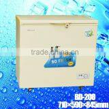 208L Electric Home Appliance Glass Door Cheap China Freezer