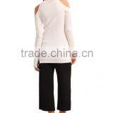 Fashion Women High Neck Plain Longsleeve Knit Sweater Top Quality Choice Supplier's Choice thumbnail-2