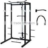 Athletics Power Rack With Lat Pull/ Tricep Rope/Dip Handles thumbnail-1