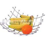 Kitchenware Metal Wire and Chrome Plated Fruit Basket thumbnail-2