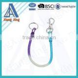 Hot Selling Plastic Spiral Tools Coils Lanyard Cable With Carabiner thumbnail-3