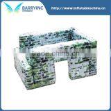 Outside Sport Games Amzing Inflatable Paintball With Paintball Equipment Gun