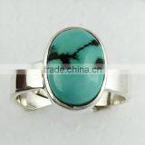 Royston !! Turquoise 925 Sterling Silver Ring, Gemstone Silver Jewellery, Silver Jewellery thumbnail-6
