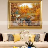 Hot selling nice landscape DIY resin opaque stone painting