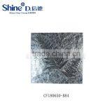 Wood Frame Fern Plant Silver Painting Plaque Sculpture Wall Decoration Wall Hanging Plaque thumbnail-1