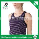 Ramax Custom Women Curved Hem Yoga Gym Tank Tops For Open Back Dress thumbnail-2