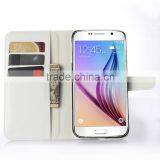 Factory Price Lichee Leather Pouch Wallet Case Folio Stand Cover for Samsung GALAXY S7 Plus thumbnail-3