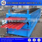 Antique Aluminium Roofing Tile Bolivia Style Double Layer Glazed Press Forming Machine