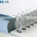 Silver Spiral O Double Loop Binding Wire Twin Ring Loop Wire For Book Binding