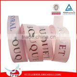 2016 Wholesale Puff Gold Print Satin Ribbon, Gift Printed Ribbon