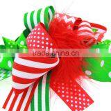 Christmas Style Woven Crochet Elastic Band With Feather Clips Floral Headband Girls Hair Jewelry Photo Prop Craft thumbnail-3