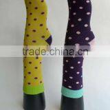 Cotton Polka Dot Women Colorful Socks thumbnail-1