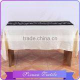 Printed Faux Linen Table Runner Double-layered Runner thumbnail-1