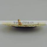 Wholesale Blue Ellipse Acrylic Diamond Brooch Badge for Daily or Party thumbnail-3