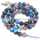 Wholesale Gemsotne Strands Size 6 8 10 12mm Mixed Blue Natural Blue Agate Slabs thumbnail-1