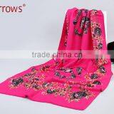 2016 New Design 100% Arcylic Women Ladies Winter Scarf Shawls Wrap Printed Coins and Floral Pattern Tassel thumbnail-5