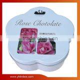 Plum Flower Shape Chocolate Tin Box