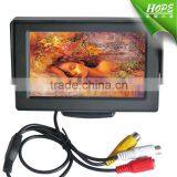 Vesa Desktop Black Color Dc12v 4.3inch 16:9 Car Back Seat Lcd Monitor thumbnail-2