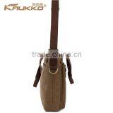 Concise Tablet Messenger Bag For Men Vertical Messenger Bags For Men Crossbody Bag White Cotton Canvas Messenger Bag thumbnail-3