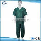 2015 New Design and Hot Sale PP Non Woven Disposable Patient Gown For Hospital thumbnail-1