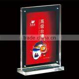 High Class Acrylic Table Card Holder for Hotel Use thumbnail-2