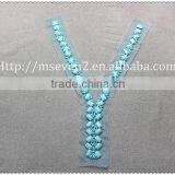 Wholesales Fancy Acrylic Beaded Collar Garment Accessories Ladies Fashion Beaded Neck Lace Collar Trim thumbnail-4