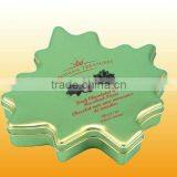 Maple Leaf Shape Beatiful and Attrative Lovely Metal Package Box