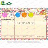Magnetic Calendar Weekly Planner Reward Chart Schedule Organized Dry Erase Magnet for Kids thumbnail-1