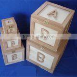 High Quatlity Unfinished Decor Wooden Gift Boxes thumbnail-1