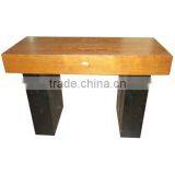 Nail Salon Reception Desk Solid Wood Office Table Design Receptionist Table DS-9-M-YS062 thumbnail-1