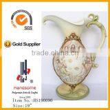 19" Antique 3D Last Supper Decorative Flower Vase thumbnail-1