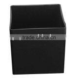 Black Cube Plastic Pot Vase Acrylic Cube Vase