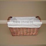 Handmade Rural Household Wicker Storage Basket thumbnail-1