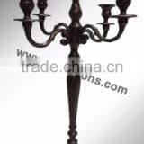 Black Candelabra 5 Candle & Candle Holders Black Candelabras Sale thumbnail-6