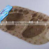 PVC Anti Slip Bath Mat Massage Pad With Foot Pattern/bathroom Mat thumbnail-1