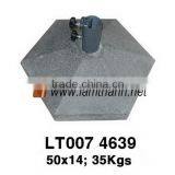Wholesale Decorative Hexagon Cement Umbrella Base thumbnail-1