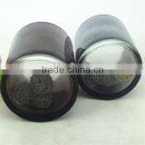 Black Glass Candlestick thumbnail-1