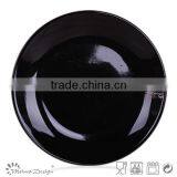 2015 Hot Selling Stoneware Black Dinner Plate