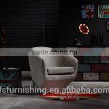 YYA027Factory Customized Swivel Leather Modern Club Chair thumbnail-6