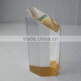 Custom Cylinder Bevel POP Acrylic Paperweigt thumbnail-3