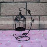 Bird Cage Outdoor Hanging Decorative Solar Candle Lantern thumbnail-1
