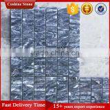 Popular Polished Oblong Shape Carrara Dark Grey Marble Mosaic Tiles thumbnail-2