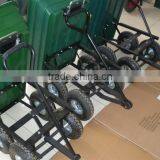 LARGE HEAVY DUTY GARDEN HOUSEHOLD 4 WHEEL UTILITY DUMP TRUCK WHEELBARROW TIPPER TC4253 thumbnail-4