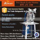 8000 Portable Bags/day Automatic Electric Eyelet Button Hole Punch Machine thumbnail-1